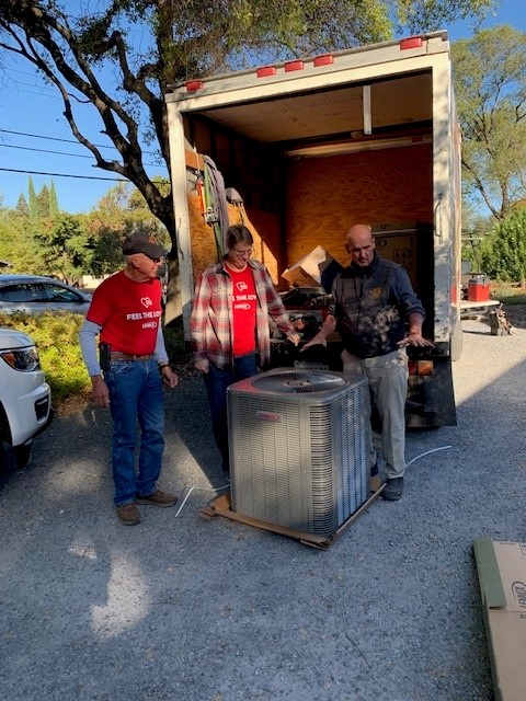 New unit off truck